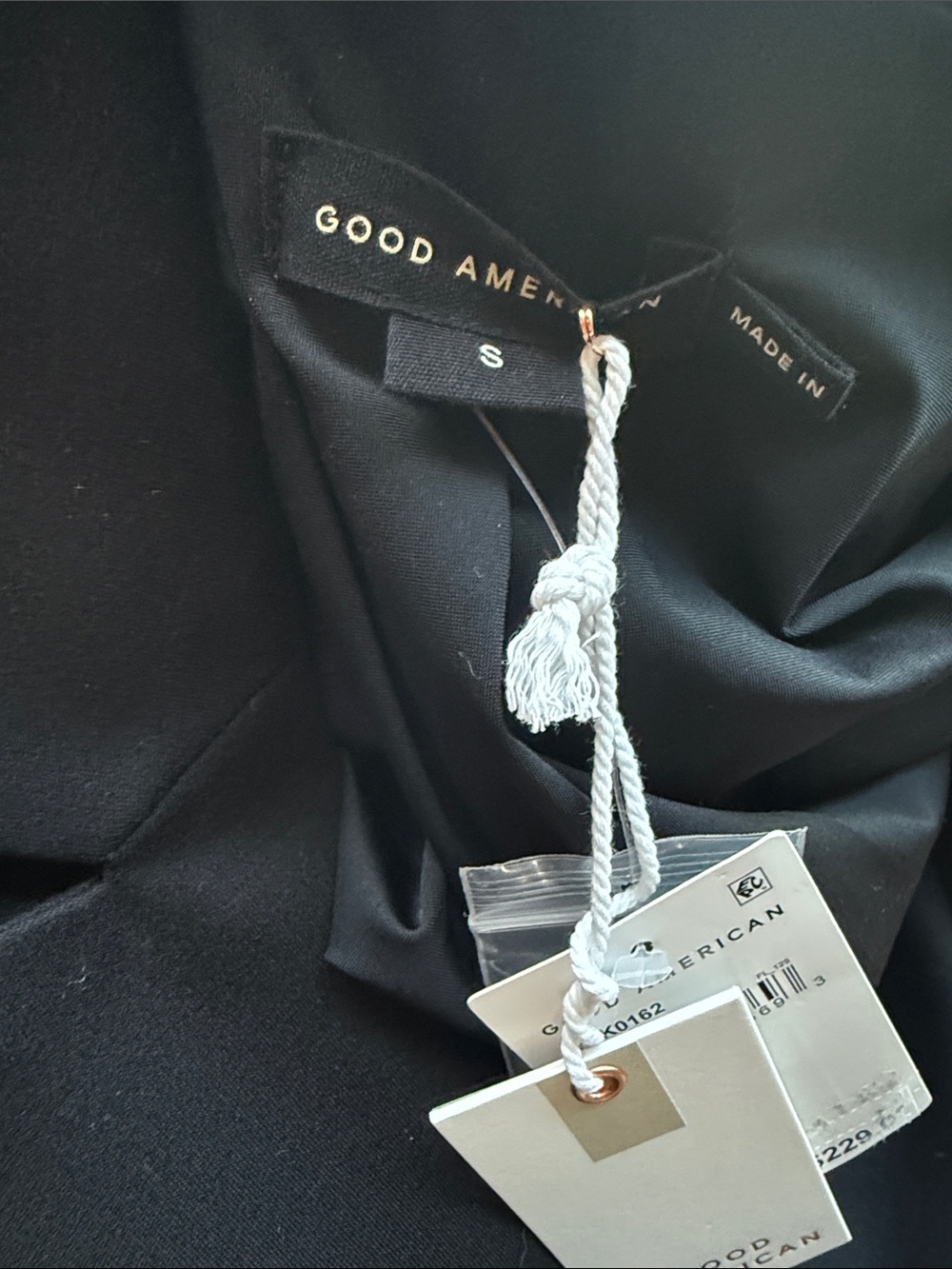Good American Ponte Blazer Exec Dress Embellished Sz S NEW - Picture 3 of 3